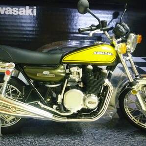 アオシマ 1/12 KAWASAKI 900 SUPER4 Z1 スカイネット カワサキ スーパー4 イエローボール アオシマ文化教材社 完成品 バイクシリーズ の画像2