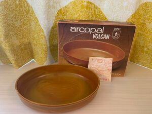 【未使用品】フランス製　arcopal アルコパル　VOLCAM グラタン皿