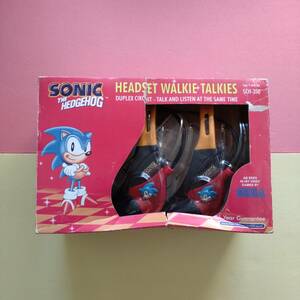 【 ヘッドセット無線機 】セガ ソニック・ザ・ヘッジホッグ ヘッドセット型 玩具 SEGA SONIC THE HEDGEHOG