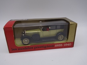 ミニカー PANHARD LEVASSOR 1925 1/43 SOLIDO ソリド パナール ルヴァッソール