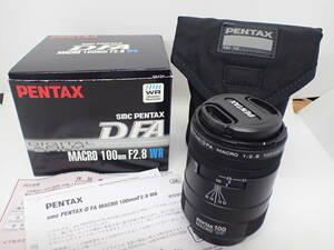 1円~ ペンタックス PENTAX SMC PENTAX-D FA MACRO 100mm F2.8 WR【中古・動作未確認】