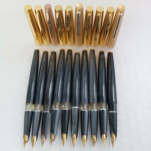 428 万年筆 10本セット ペン先 14K GOLD PLATED NEW PEN等 レトロ ヴィンテージ 文房具 筆記具 筆記用具 筆記未確認