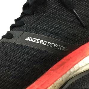 117 adidas アディダス adizero Boston 8 WIDE アディゼロ ボストン 8 ワイド EE4991 ランニングシューズ 靴 メンズ 25.5cm ブラック 黒の画像7