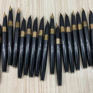 669 キャップ欠品 サヤ欠品 万年筆 60本セット 黒 軸 筆記具 筆記用具 レトロ ヴィンテージ まとめ売り 重量約540gの画像6