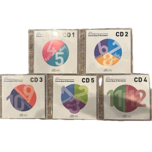 BenesseビースタジオレッスンCD5枚 Intermediate Progressive course用
