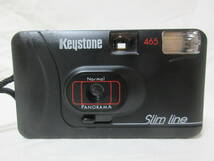 ◆動作品　Keystone /キーストーン コンパクトトイカメラ 　Slim Line 465　軽量　ソフトケース付き_画像2