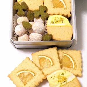 瀬戸内レモン使用　3種のレモンクッキー缶