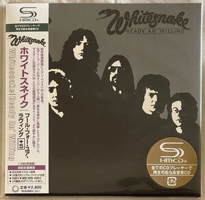 WHITESNAKE Ready An' Willing Universal ホワイトスネイク フール・フォー・ユア・ラヴィング+ 5リマスター 紙ジャケット shm DEEP PURPLE