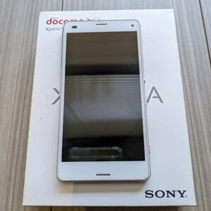 【最終出品4/17迄】docomo SONY Xperia Z3 Compact SO-02G ホワイト 白 ドコモ エクスペリア スマホ スマートフォン 中古 ジャンクの画像1