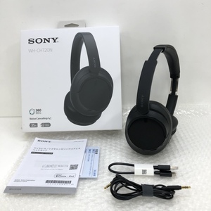 SONY ソニー ワイヤレスノイズキャンセリングステレオヘッドセット YY2966 WH-CH720N ブラック 240410SK040429