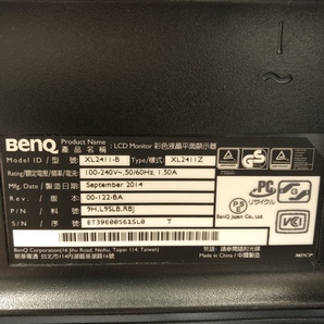 BenQ XL2411-B 液晶モニター ディスプレイ PC周辺機器 ベンキュー 240402SK241208の画像4
