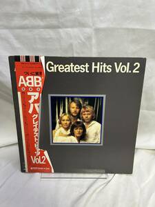 LP レコード 帯 ABBA アバ ABBA GREATEST HITS Vol 2 アバ グレイテスト ヒッツ Vol 2