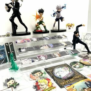 ★1,000円スタート★ HUNTER×HUNTER ハンター×ハンター 超豪華 グッズ まとめ バースデー缶バッジ フィギュア ネームプレート アクスタ等の画像10