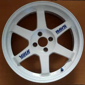 ◆鍛造軽量 RAYS TE37 17/7.5J+40 4H100 NDロードスター スイフト ミニ MR-S アクア ヤリス FORGED MONOBROCK 検BBS RAYS ZE40 CE28の画像5