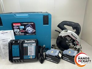 ♪ マキタ HS631DGXSB 充電式マルノコ 18V バッテリー2個 充電器付 makita【中古】