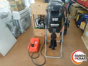 [ pickup limitation ] Suzuki outboard motor DF15A lean burn control system injection with a self-starter 15 horse power 4 -stroke [ Shimonoseki shop ][ used ]