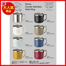 【数に限りあり！】 ★ホワイト_マグカップ_単品★ モンテ 350ml 保冷 保温 真空断熱 ダブルステンレス コップ マグカップ STAG)_画像4