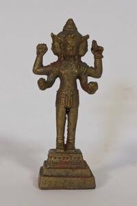 (古代カンボジア)　ブラフマー立像　(アンコール・ワット)