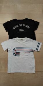 COMME CA DU MODE 半袖Tシャツ2枚セット 110cm