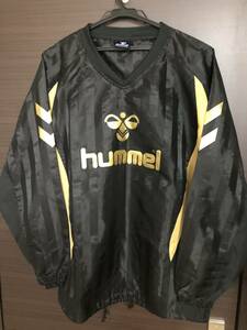 hummel ヒュンメル ウィンドピステ ウィンドブレーカー 黒 Mサイズ(used) ～サッカー、フットサル、スポーツ、アウトドア等に～