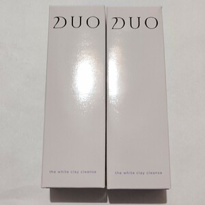 デュオ　Wクレイクレンズ　洗顔料　80g×2本　DUO 角質ケア　洗顔フォーム　ホワイトクレイ　White　clay　