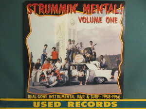 VA ： Strummin' Mental ! Volume One Real Gone Instrumental R&R & Surf : 1958 -1966 LP (( 60's ガレージロック インスト Garage