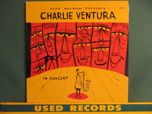 Charlie Ventura ： And His Band In Concert LP (( Jazz Sax / 落札5点で送料当方負担