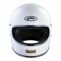 griffin speedstar helmet(グリフィン スピードスター ヘルメット）ホワイトカラー Lサイズ フルフェイス ヘルメット　WL_画像2