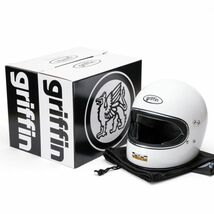 griffin speedstar helmet(グリフィン スピードスター ヘルメット）ホワイトカラー Lサイズ フルフェイス ヘルメット　WL_画像7