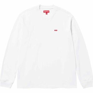 L 白 Supreme Small Box Logo L/S Tee White