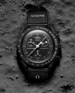 黒 スヌーピー ムーン Omega Swatch Moonswatch The Moonphase Black オメガ スウォッチ