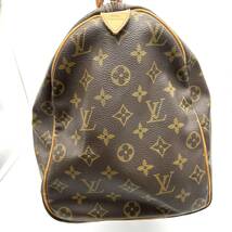 AY0874■LOUIS VUITTON ルイヴィトン モノグラム スピーディ 40 ハンドバッグ MB0912 ボストンバッグ カデナ 鍵 ブラウン _画像5