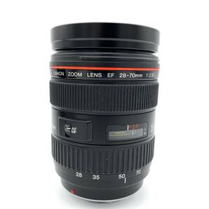 HY1455■【動作未確認】CANON キヤノン ULTRASONIC ウルトラソニック CANON ZOOM LENS EF 28-70mm 1:2.8 L カメラ レンズ フード付きの画像2