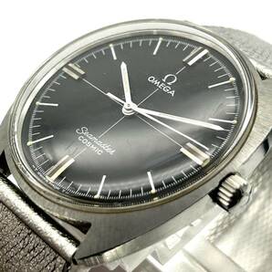 KY0079■【稼働】OMEGA オメガ SEAMASTER COSMIC シーマスター コスミック 腕時計 手巻き 135017 SP - T00L 107 ブラック文字盤の画像6