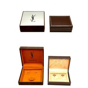 KY0074■ブランド スーツアクセサリー まとめ dunhill ダンヒル カフリンクス Yves Saint Lurent イヴサンローラン YSL タイタックの画像10