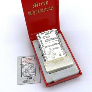 AY0944■【着火未確認】ZIPPO ジッポー 特別記念限定品 No.1648 メリークリスマス Merry Christmas LIMITED EDITION オイル ライター 箱の画像1