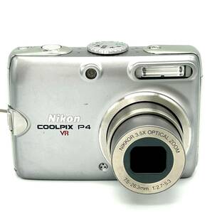 HY1514■【シャッター・フラッシュOK】Nikon ニコン COOLPIX クールピクス P4 VR CAMERA カメラ デジタルカメラ コンパクトの画像2