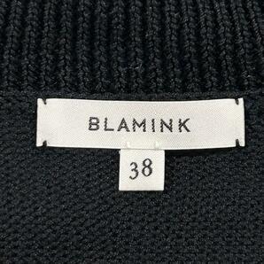 ブラミンク V ニット セーター ブラック ゆったり 大人 綺麗目 BLAMINK オーバーサイズ ビッグシルエット ワイド 高級 モード の画像4