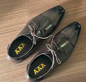 サンエープラス　AAA+ 革靴　ビジネスシューズ　27.5cm ダークブラウン 紳士靴