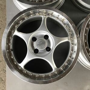 【629】ENKEI Racing PEAKS 16インチ6.5jj +45 4H-100 4本 エンケイ レーシングの画像4