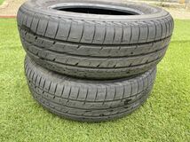 ブリヂストン LUFT RV2 ECOPIA 195/65R15 91H 日本製 2本SET◇2022年製8~9分山オンロードタイヤ◇中古 特筆すべき損傷なし◇愛荘町手渡し可_画像2