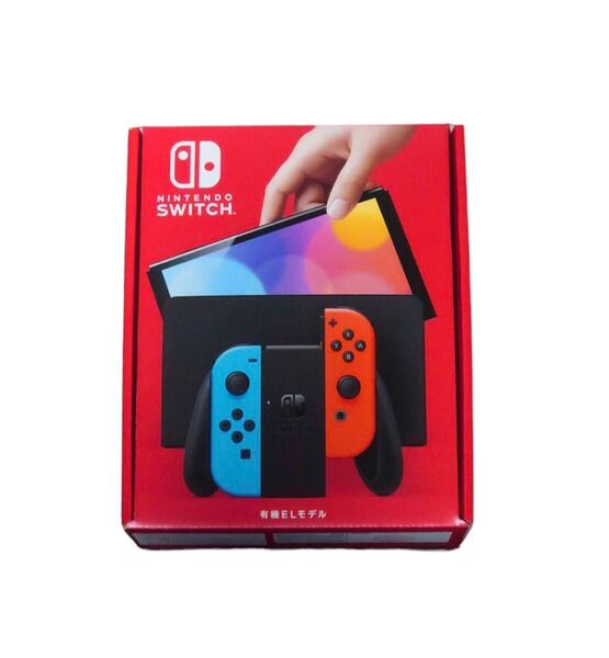 美品 任天堂 Nintendo Switch 有機ELモデル ネオンブルー×ネオンレッド 使用少