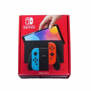 美品 任天堂 Nintendo Switch 有機ELモデル ネオンブルー×ネオンレッド 使用少