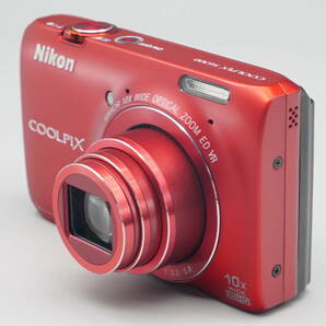  美品 ニコン Nikon COOLPIX S6300 アーバンレッド 動作保証有り 即決有りの画像3