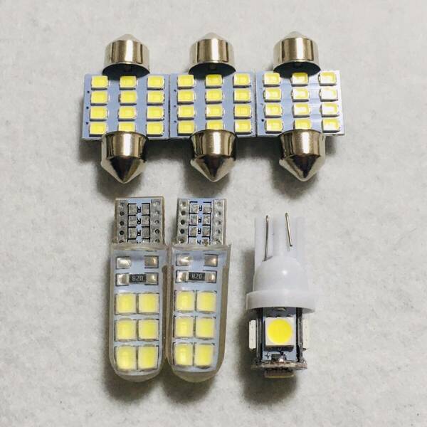 B21W デイズ ルームランプ スモールランプ ナンバー灯 T10 LED 6個セット ホワイト 日産 カー用品