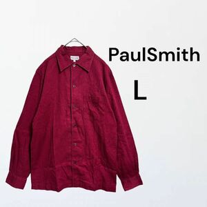 PaulSmith ポールスミス　長袖シャツ　ドット　レッド　ボックス　ドレス シャツ 長袖