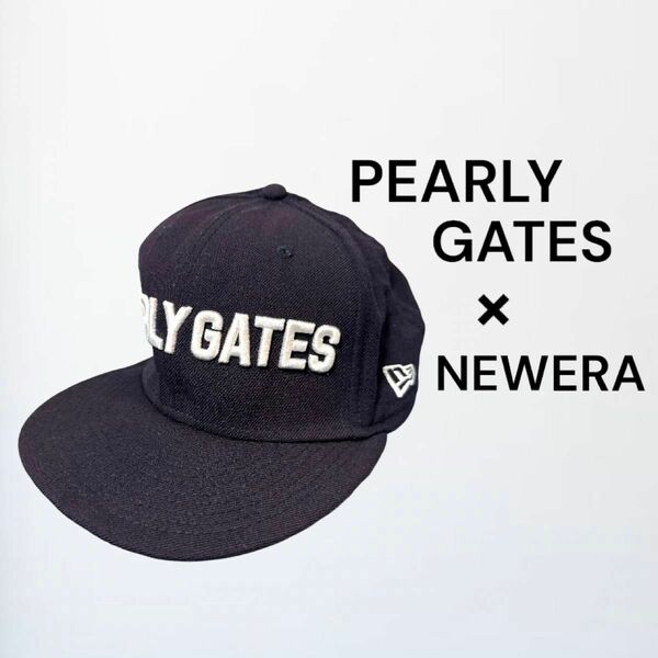 パーリーゲイツ　PEARLY GATES キャップ　帽子　ゴルフ　ニューエラ ネイビー