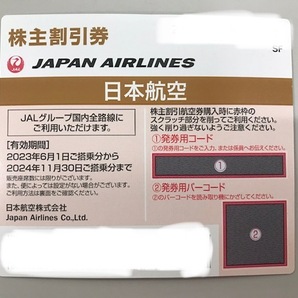 即決♪ JAL株主優待券 1０枚  2024年11月末まで クリックポスト送料無料の画像2