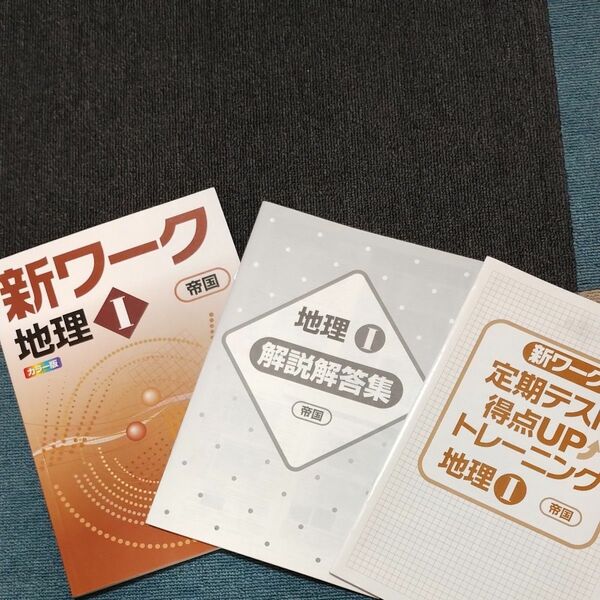 新ワーク 好学出版　地理l　 別冊解答解説