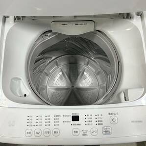 IRIS OHYAMA アイリスオーヤマ 全自動洗濯機 4.5kg IAW-T451 2021年製 動作確認済み ホワイト 白 家電 電化製品の画像6